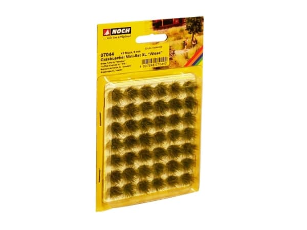 NOCH Grass Tufts XL “Meadow”, Monivärinen, 42 kpl Monivärinen