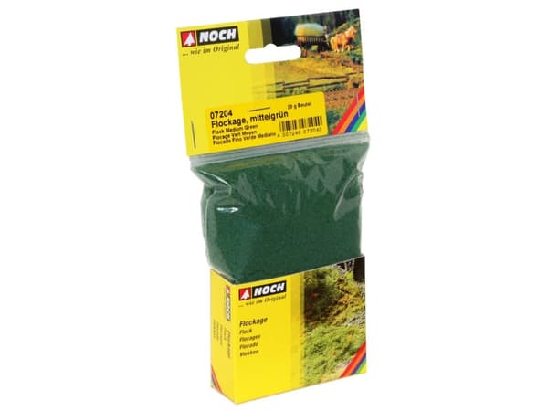 NOCH Flock medium green, Grön