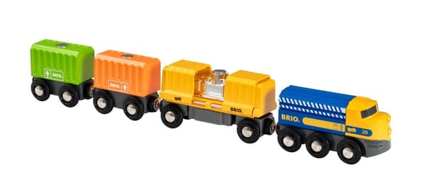 BRIO - Three-Wagon Cargo Train (33982)