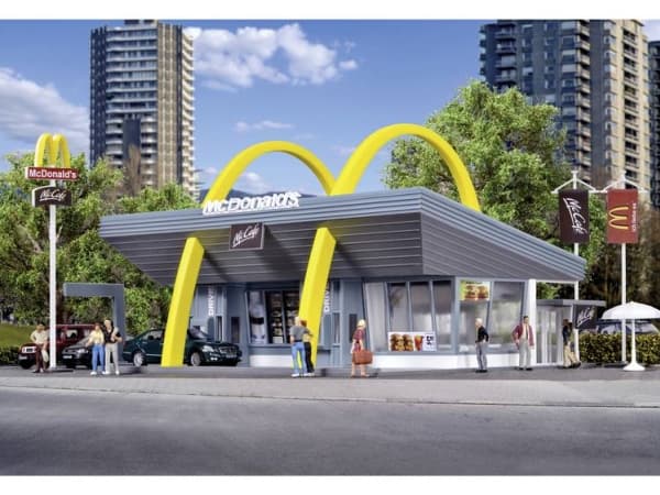 McDonalds Lynrestaurant H0 Vollmer 43634
