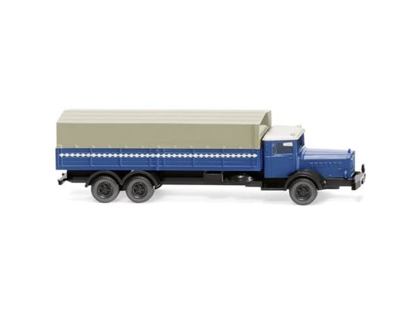 Wiking 094306 N Lastbiler model Mercedes Benz L 10000 lastbil med lad