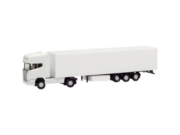 Herpa 013802 N Lastbiler model Scania R TL kuffertsættevogn - miniit