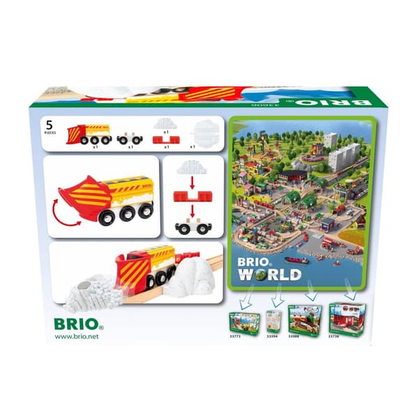 Tåg med snöplog Brio