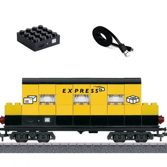 Marklin - Tåg Postvagn Start Up Stone Trains 16 Cm H0 Gul