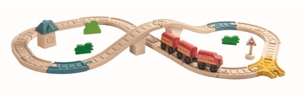 Plan Toys - Järnvägsåtta