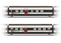 Miniatyrbild 1 av 4: Märklin Add-On Car Set 2 for the Class RABe 501 Giruno, HO (1:87), 15 År, 2 styck