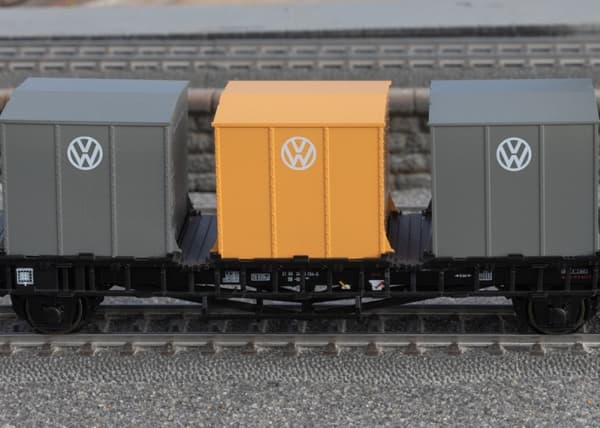 Märklin Type Laabs Container Transport Car, HO (1:87), 15 År, 2 styck