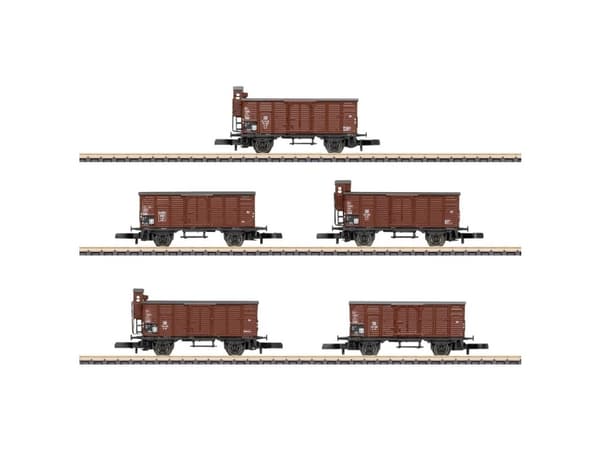 Märklin Type G10 Boxcar Set, Z (1:220), 15 år, 5 stk