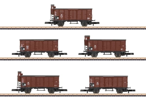 Märklin Type G10 Boxcar Set, Z (1:220), 15 år, 5 stk