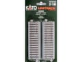 Miniatyrbild 2 av 2: H0 Kato Unitrack 2-140 Rakt spår 123 mm 4 st