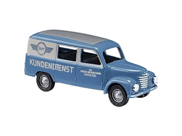 Busch 8665 TT Personbil model Framo Halvbus Simson