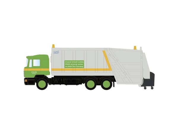 Minis by Lemke LC4663 N Lastbiler model MAN F90 skraldebil neutral, Zingg (CH)