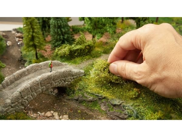 NOCH PROFI Bushes medium green, Grön