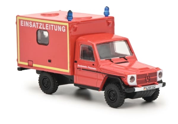 Schuco Mercedes-Benz G, Brannbil, 1:87, Mercedes-Benz G Boxtruck, Gutt, 1 stykker, Oransje