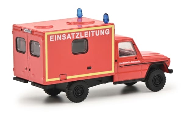 Schuco Mercedes-Benz G, Brannbil, 1:87, Mercedes-Benz G Boxtruck, Gutt, 1 stykker, Oransje