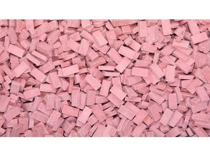 Juweela Juweela Juweela: RF Brick - kirkkaanpunainen (1000 kpl)