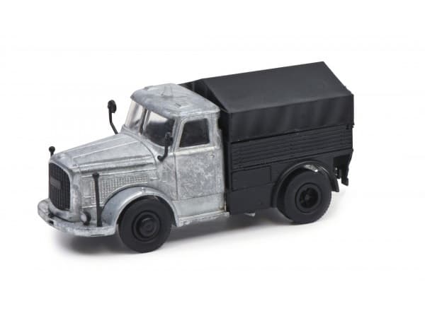 Schuco Kaelble K632, Modelleveransbil, 1:87, Kaelble K632, Pojke, 1 styck, Svart, Grå