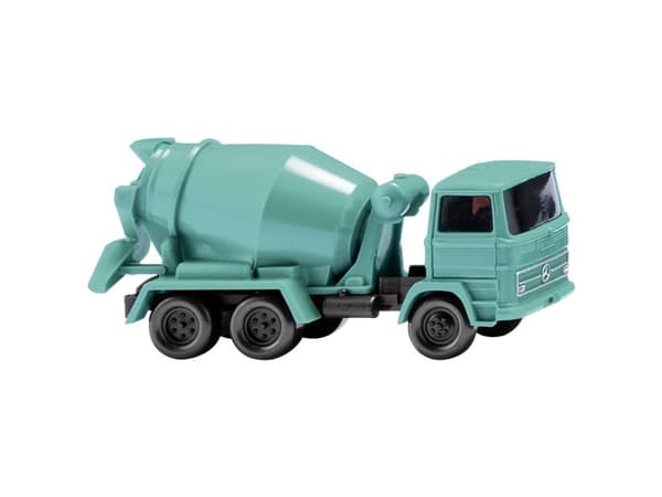 Wiking 0945 08 N Lastbiler model Mercedes Benz Betonblander vandblå