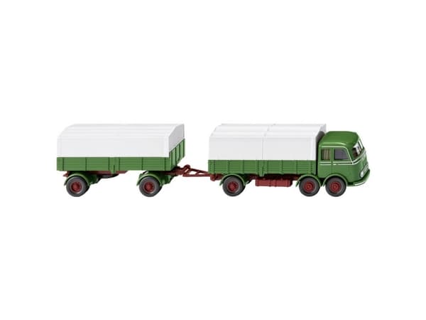 Wiking 0429 05 H0 Lastbiler model Mercedes Benz LP 333, græsgrøn