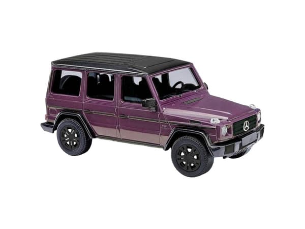 Busch 51474 H0 Personbil model Mercedes Benz G-klasse Edition 35 violet