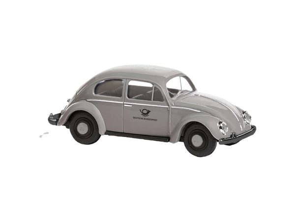 Busch 52964 H0 Personbil model Volkswagen Käfer ovalvindue DBP grå