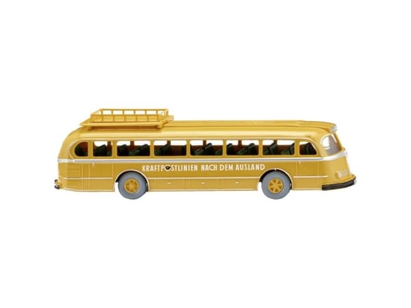 Wiking 070002 H0 Bus model Mercedes Benz Pullman MB O 6600 H kraftpost