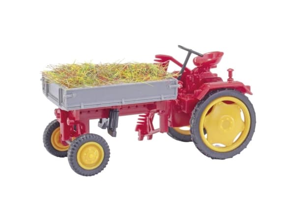 Mehlhose 210005002 H0 Traktor RS 09 med lastvogn med høladning