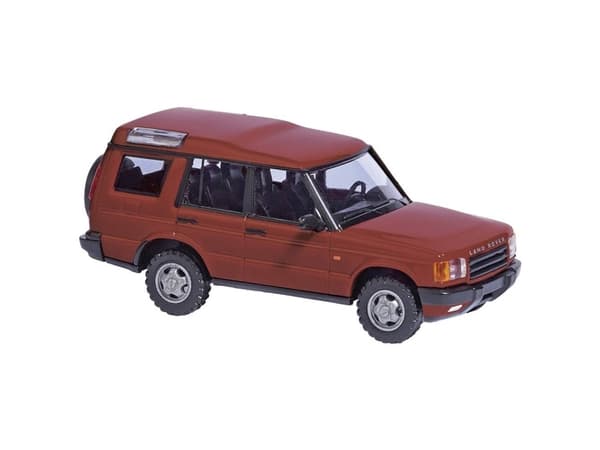 Busch 51903 H0 Personbil model Land Rover Discovery rødbrun