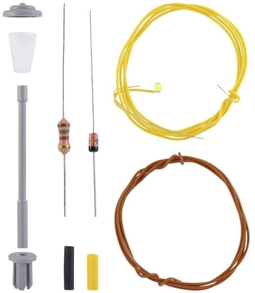 Viessmann Modelltechnik N Gatubelysning enkel Kit 6621 1 st