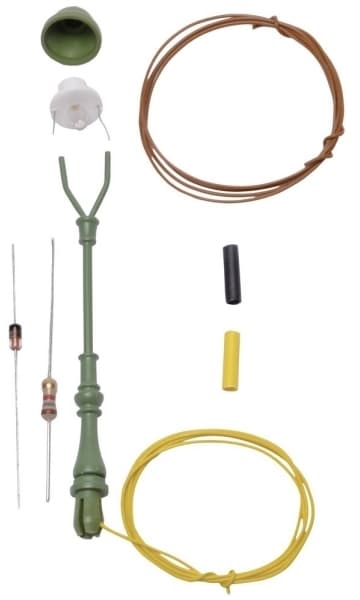 Viessmann Modelltechnik H0 Gaslampe enkel Byggesæt 6728 1 stk