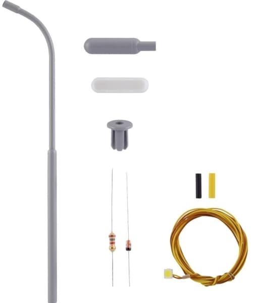 Viessmann Modelltechnik H0 Halvbågad ljusmast enkel Byggsats 6722 1 st
