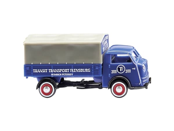 Wiking 033509 H0 Lastbiler model Tempo Matador Hochpriche Transit Transport Flensburg