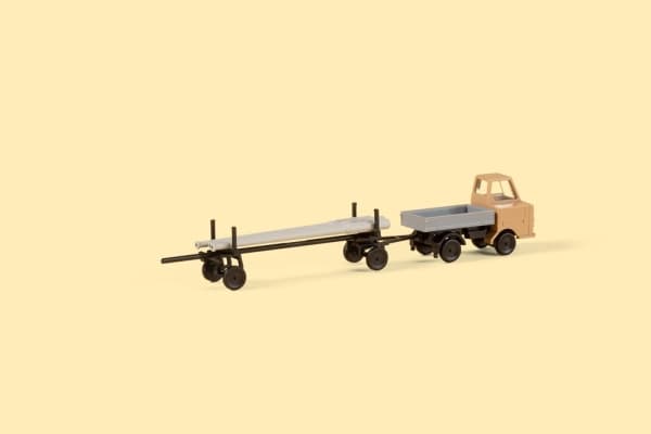 Auhagen 44658 N Multicar M22-vagn med långa materialmärken (Byggsats)