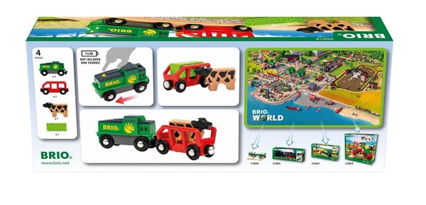 World Farm Batteridrevet Bondegårdtog (36018) BRIO®