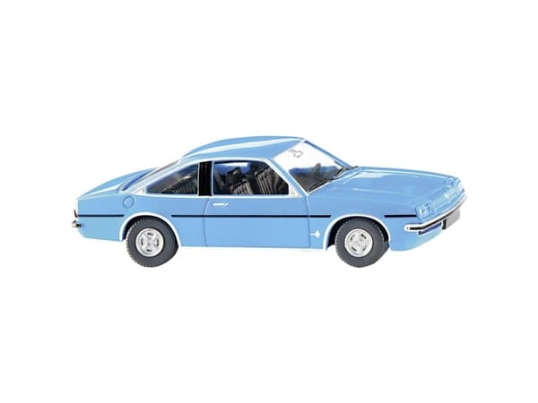 Wiking 0234 02 H0 Personbil model Opel Manta B, lyseblå