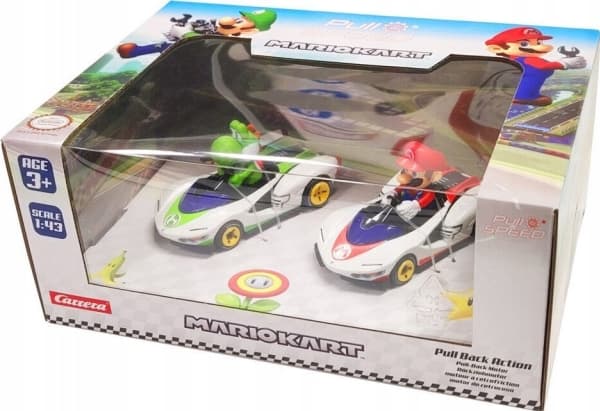 Carrera 15813022, Sportsbil, Montert på forhånd, 1:43, Mario Kart P-Wing, Alle kjønn, Plast