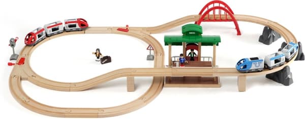 Brio Jernbane 33512 Passasjertogsett med sporveksler