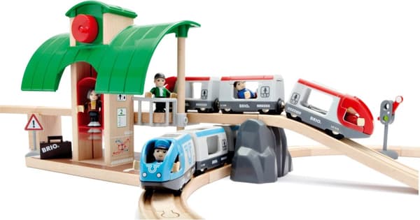 Brio Jernbane 33512 Passasjertogsett med sporveksler