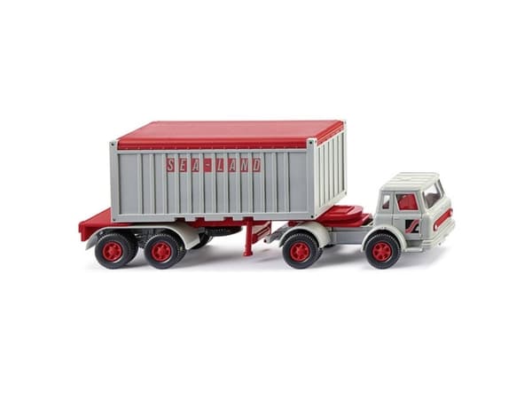Wiking 052501 H0 Lastbiler model Harvester containersatteltog 20 Sealand
