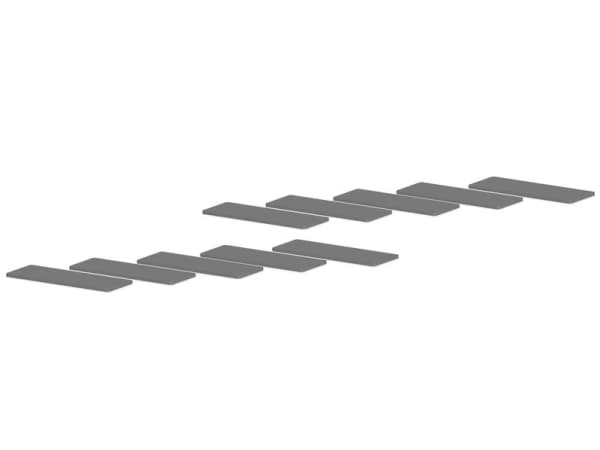 NOCH 53911 H0, TT, N #####Easy-Track anslutningselement (L x B x H) 80 x 30 x 2 mm