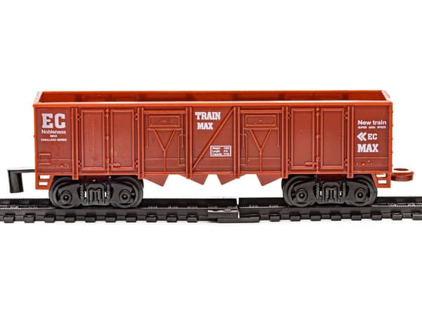 Realistic Rail King - Damplokomotiv + 3 vogne