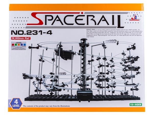 SpaceRail Ball Track - Taso 4 (25 metriä) Ball Rollercoaster