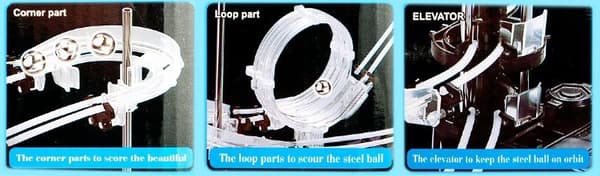 SpaceRail Ball Track - Taso 9 (70 metriä) Ball Rollercoaster
