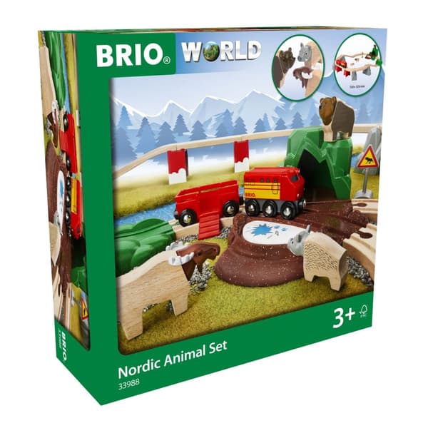 Brio World Nordic Animal set 33988