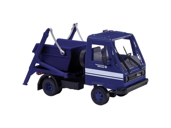Busch 42235 H0 Udrykningskøretøj model Multicar M26 med sættipper, THW
