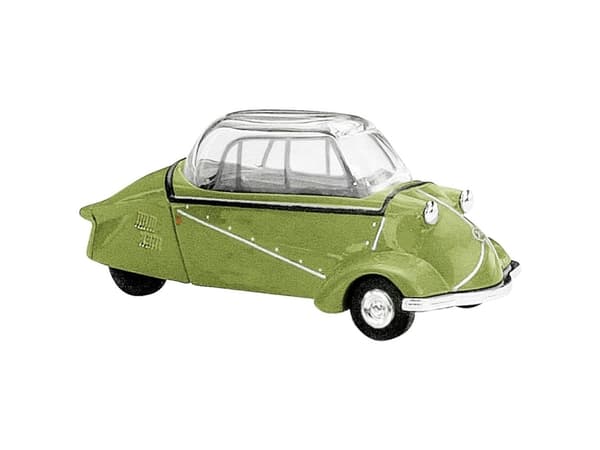 Busch 48814 H0 Personbil model Messerschmitt KR 200, grøn