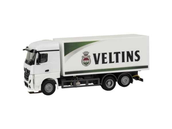 Faller 161439 MB Actros Streamspace Kofferaufbau Veltins Car System H0 Køretøj