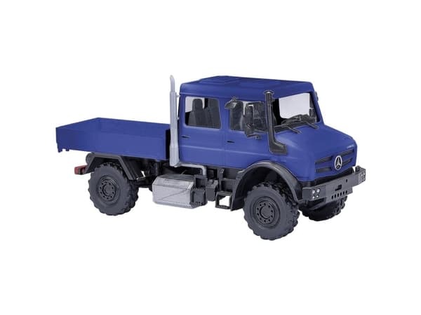 Busch 51082 H0 Kuorma-autot malli Mercedes Benz Unimog U 5023, sininen