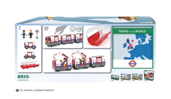 Londons Tunnelbana Världens Tåg Brio (36085)