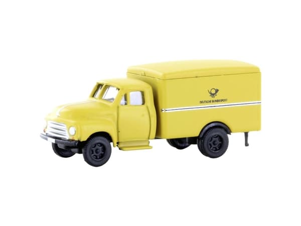 Minis by Lemke LC3241 N Lastbiler model Opel Blitz kuffert Deutsche Bundespost